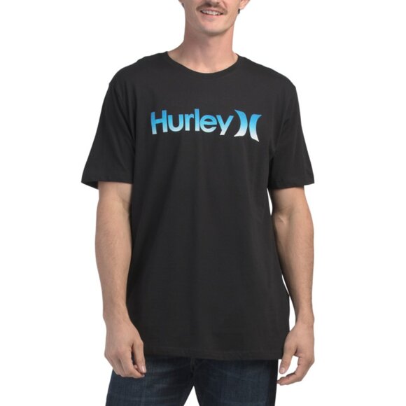 HURLEY Black Oao Gradient Tee - Picture 1 of 2